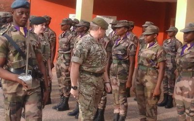 British Army visits Aggrey Cadet Corps